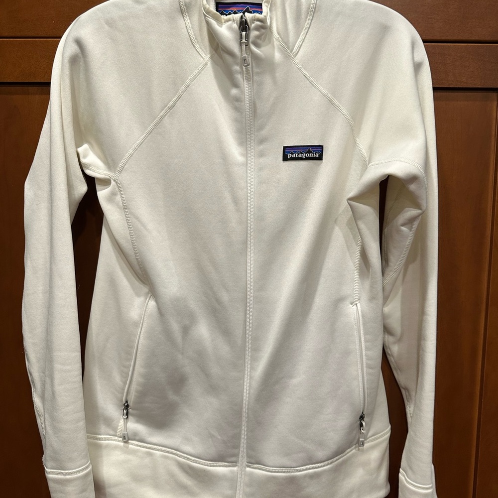 Patagonia Cream Zip-Up Jacket